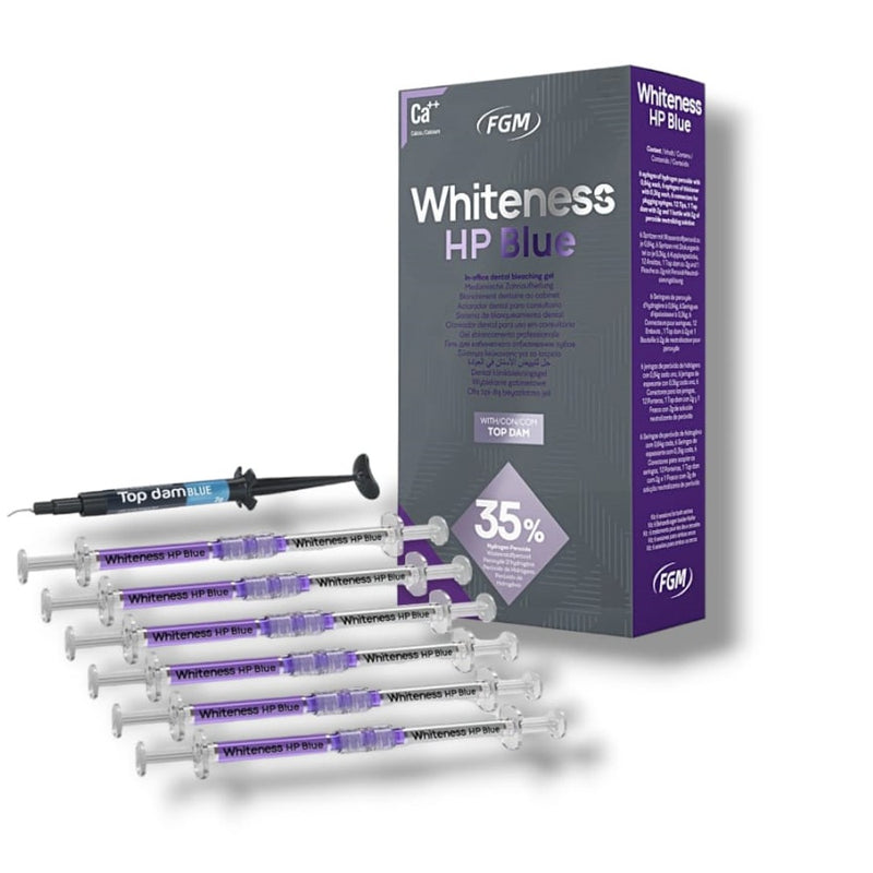 Blanqueamiento Whiteness HP Blue 35% | Kit 6 pacientes