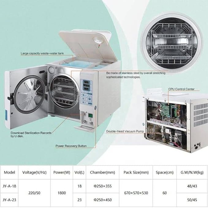 Autoclave JY-A  / 12 y 16 Litros