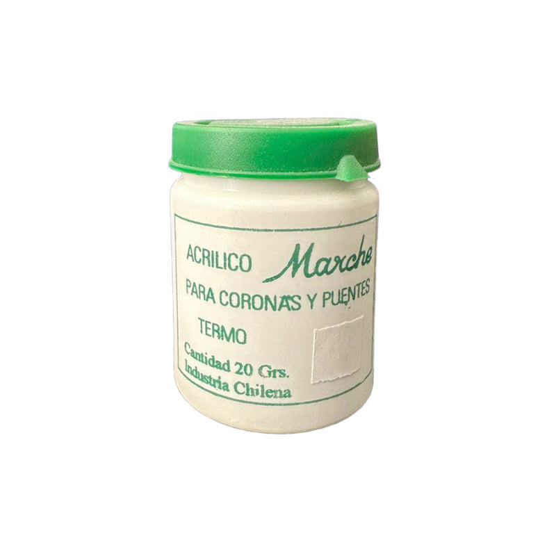 Acrílico dental para coronas termocurado-20gr-marche