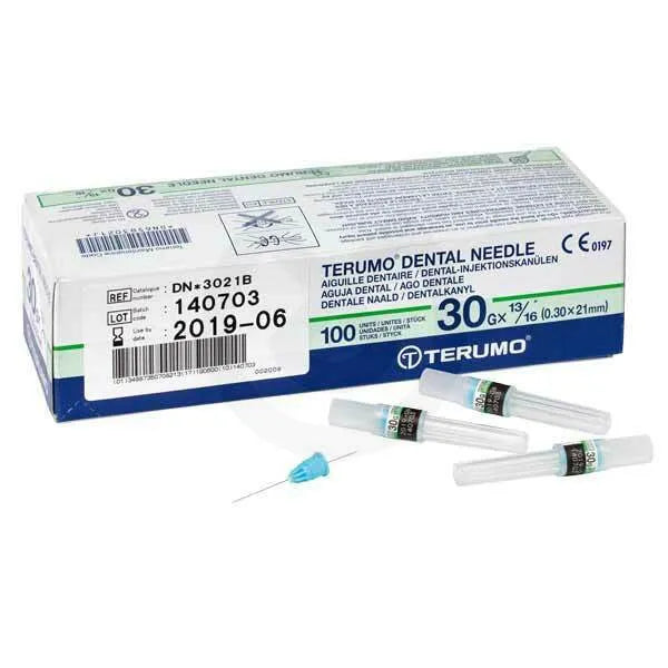 Agujas cortas 30G x 7/8 Terumo