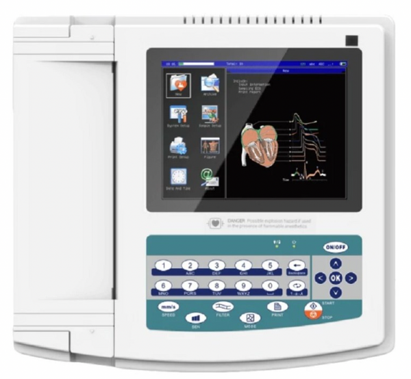 Electrocardíografo de 12 canales ECG/1200G