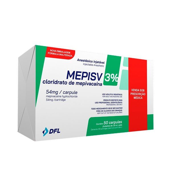 Anestesia dental Mepisv 3%