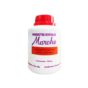 Acrilico dental para coronas autocurado 250g-marche