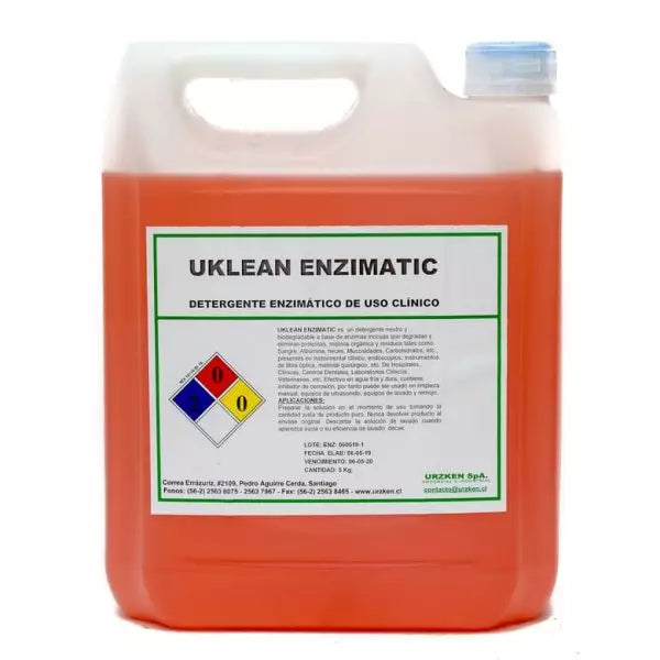 Detergente Enzimático (Uklean Enzimatic) - Bidón de 5 litros