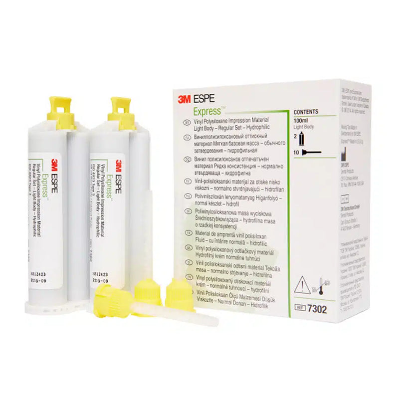 silicona de Impresión 3m™ express™ verde-2 cartuchos 50ml